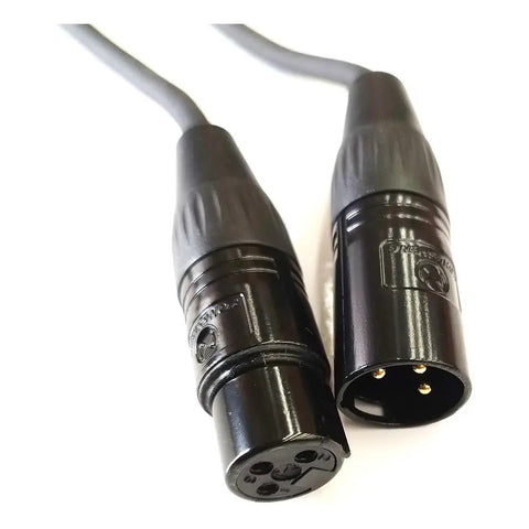 Cable Xlr Proel 10 Metros Conectores Oro Audio Profesional Negro