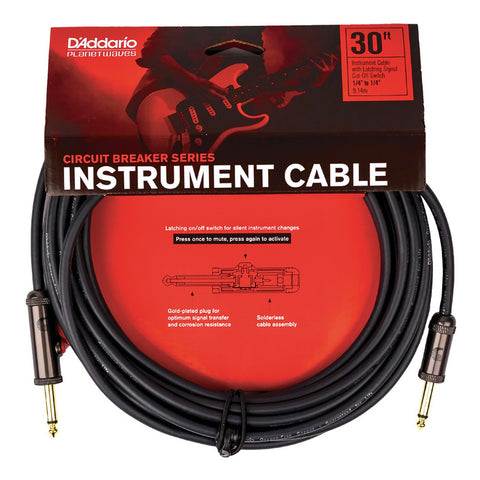 Cable Para Instrumento 9m Con Switch Planet Wave Pw-agl-30