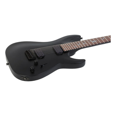 Guitarra Eléctrica Schecter Damien-7 Negro Satinado