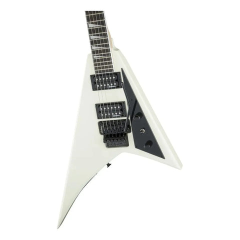 Guitarra Eléctrica Jackson Js Series Rhoads Js32 De Álamo Ivory Brillante Con Diapasón De Amaranto Diestro