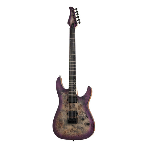 Guitarra Eléctrica Schecter C-6 Pro Aurora Burst Diapasón Wengué 24 Trastes