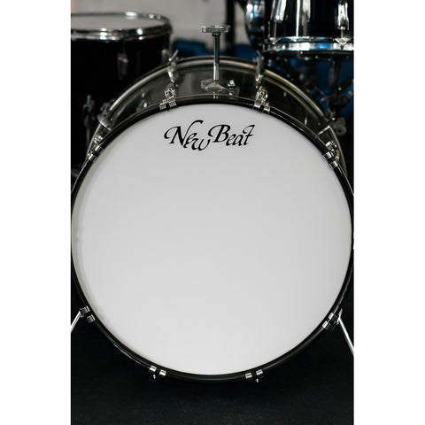 New Beat Dh-12w/2 Parche Tom 12 Pulgadas Blanco Batería