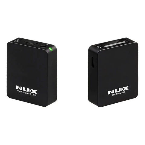 Micrófono Inalámbrico 44.1 Khz/ 24 Bits 30 G Nux B-10 Negro