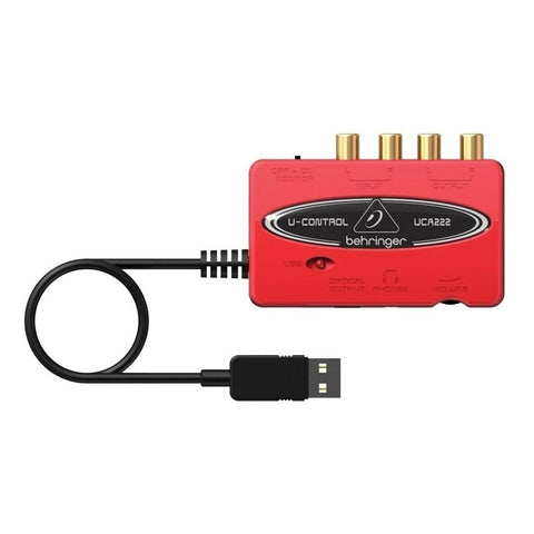 Behringer Uca222 Interfaz Audio Usb 2 Entradas 2 Salidas