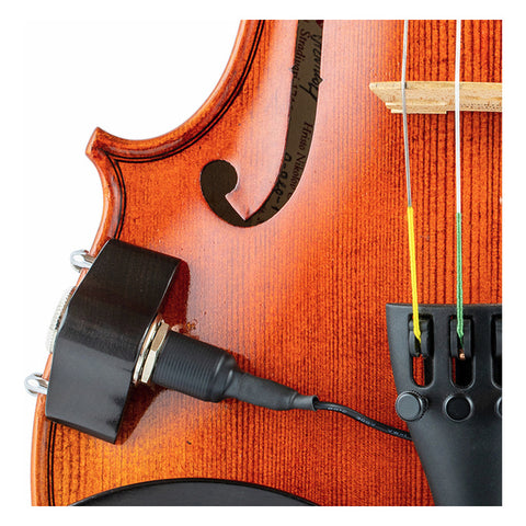 Pastilla Para Violín O Viola Piezoeléctrico Portátil Kna Vv3 Negro