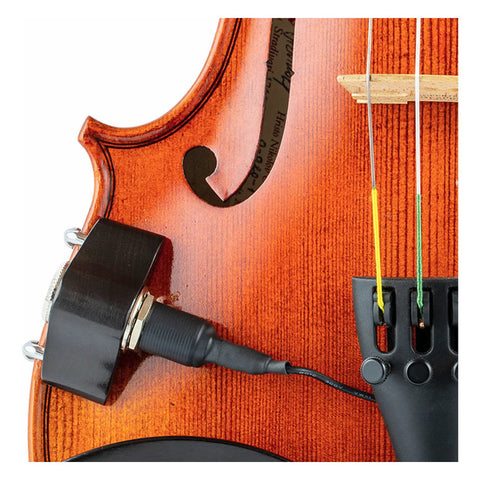 Pastilla Para Violín O Viola Piezoeléctrico Portátil Kna Vv3 Negro