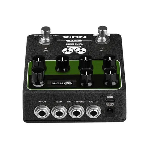Pedal De Efecto Nux Verdugo Tape Echo Ndd-7 Guitarra Eléctrica Negro