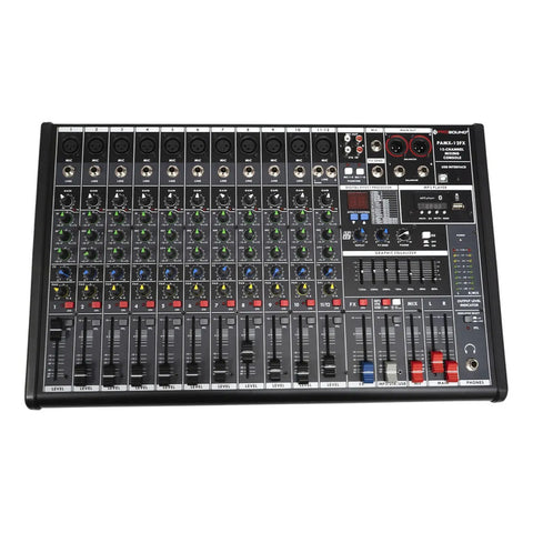 Prosound Pamx-12fx Mezcladora 12 Canales Bluetooth Usb