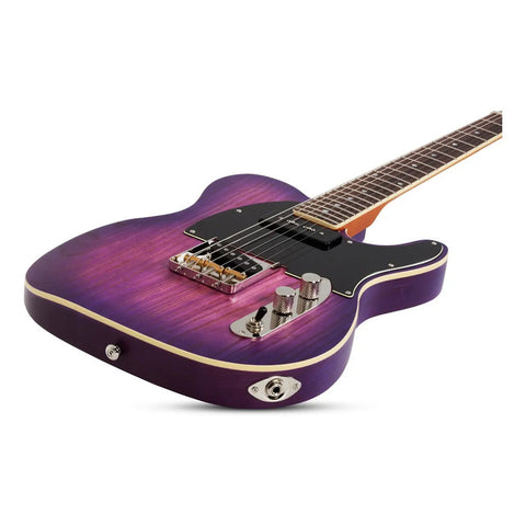 Guitarra Electrica Solida Schecter Pt Special Diestro Purple Burst Pearl