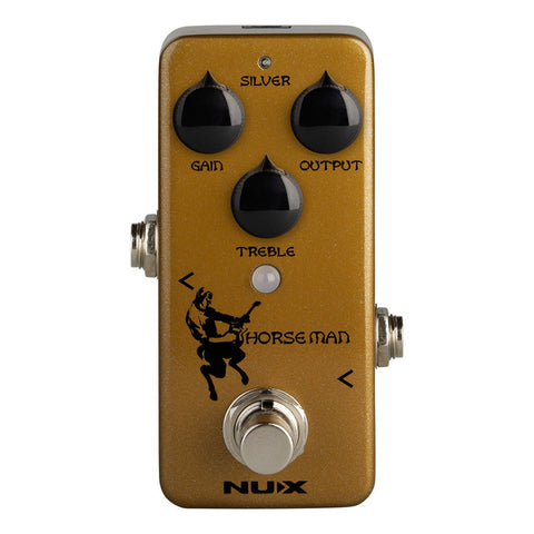 Pedal Overdrive Para Guitarra Nux Nod-1 Horseman Overdrive Dorado