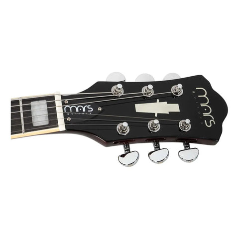 Guitarra Eléctrica 6 Cuerdas Mars Les Paul Traditional Red C Diestro Rojo Palo De Rosa