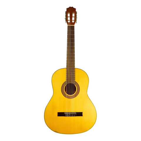 Guitarra La Sevillana Acustica O-4 Color Natural Orientación De La Mano Diestro