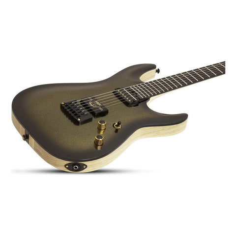 Schecter C-1 50th Anniversary  Guitarra Eléctrica Gold Burs Diestro Natural