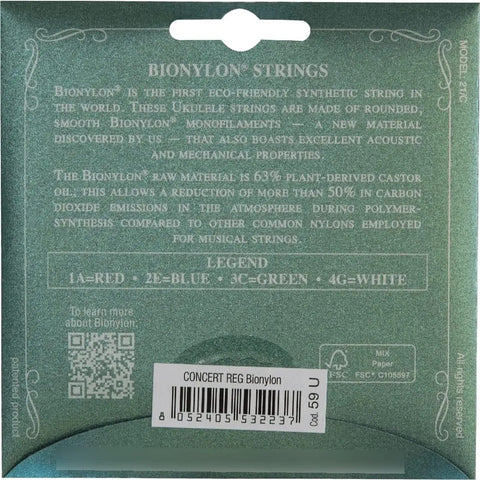 Juego De Cuerdas Para Ukelele Concierto Aquila Aq-59u
