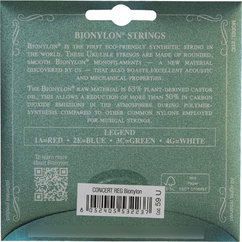 Juego De Cuerdas Para Ukelele Concierto Aquila Aq-59u