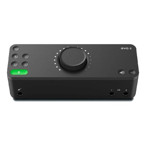 Interfaz De Audio Usb Plug & Play 4 In 4 Out Audient Evo 8 Negra