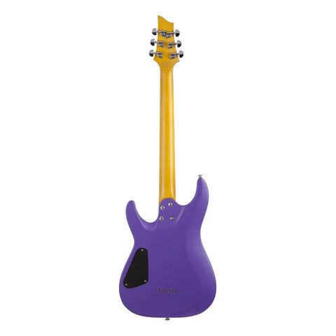 Guitarra Eléctrica Satin Purple Schecter C-6 Deluxe Diestro Satin Purple Palo De Rosa