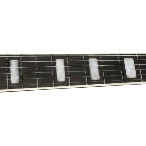 Guitarra Eléctrica Mars Hollowbody 335 Satin De 6 Cuerdas, Gris Oscuro Diestro Palo De Rosa