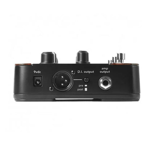 Pedal Tonedeq Preamp Eq Acústico, Fishman Pro-deq-afx Negro Con Rojo