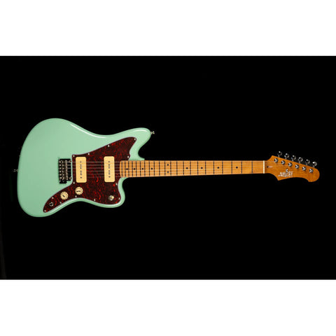 Guitarra Tipo Jaguar Jazz Master Jet Guitars Jj-300p90 Green Diestro Agua Maple