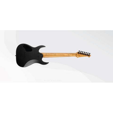 Guitarra Eléctrica 7 Cuerdas Spira Guitars S-407 Satin Black Diestro Negro