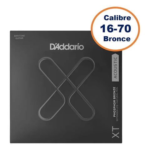 Cuerdas Guitarra Acústica Barítono D'addario Xtapb1670