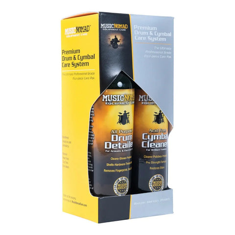 Kit De 4 Piezas Para Limpiar Batería Music Nomad Drum Care