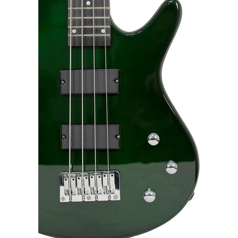 Bajo Eléctrico Mars Eb-4 Pasivo Verde Diestro Green 4
