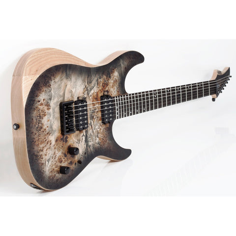 Guitarra Electrica 6 Cuerdas, Schecter Reaper-6 Cbu Diestro Charcoal Burst Ébano