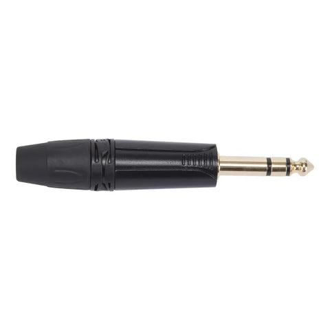 Conector Jack Estéreo Profesional 6.3 Mm Proel Dhj63sbk Negro