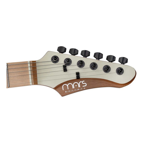 Guitarra Eléctrica Stratocaster Classic White Mars Strat Clw Diestro Blanco Palo De Rosa