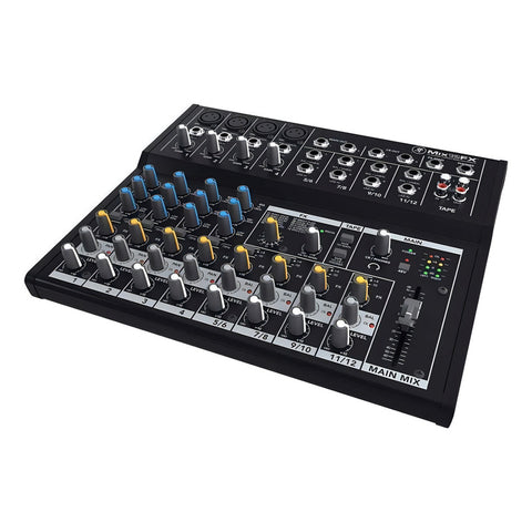 Consola Analógica Mackie Mix12fx 12 Canales Con Efectos Y Phantom Power