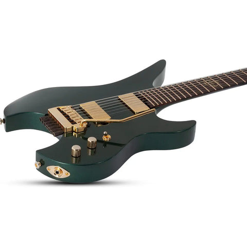 Guitarra Eléctrica Schecter Synyster Gates Custom-7 Verde Musgo 7 Cuerdas Diestro Ébano