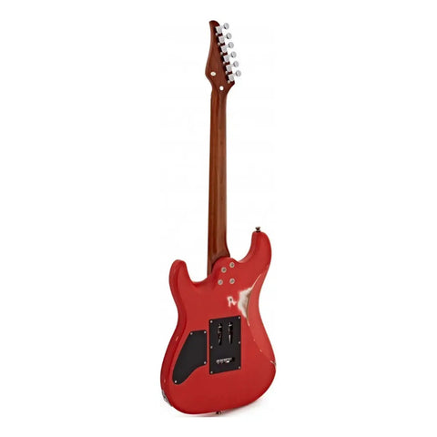 Guitarra Eléctrica Jet Guitars Js850 Relic 6 Cuerdas Maple Rojo Diestro