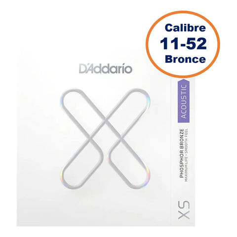 Cuerda De Guitarra D'addario Xsapb 1152 Steel 011 Phosphor