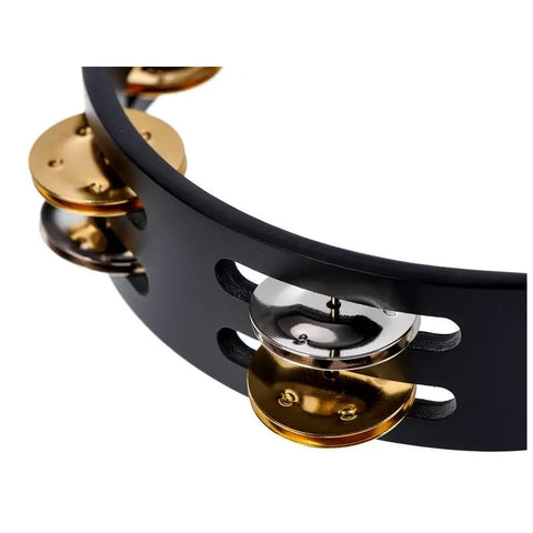 Pandero Cuerpo De Madera Crotalos Acero/laton Meinl Cta2m-bk Negro