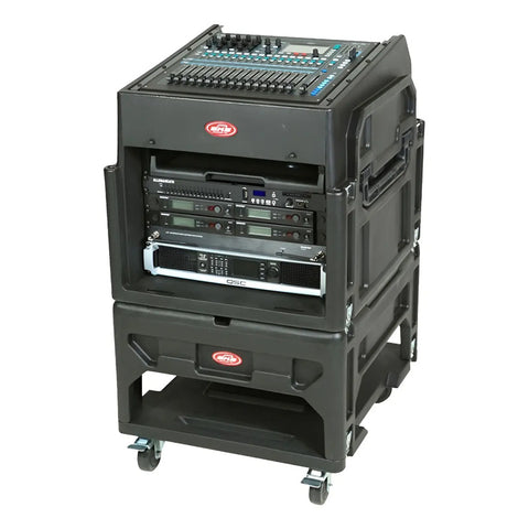 Case Rack P/ Equipo De Audio 12 Espacios, Skb 1skb19-r1208 Negro