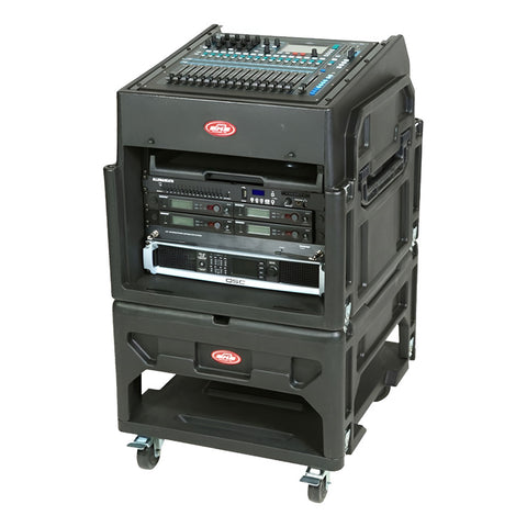 Case Rack P/ Equipo De Audio 12 Espacios, Skb 1skb19-r1208 Negro