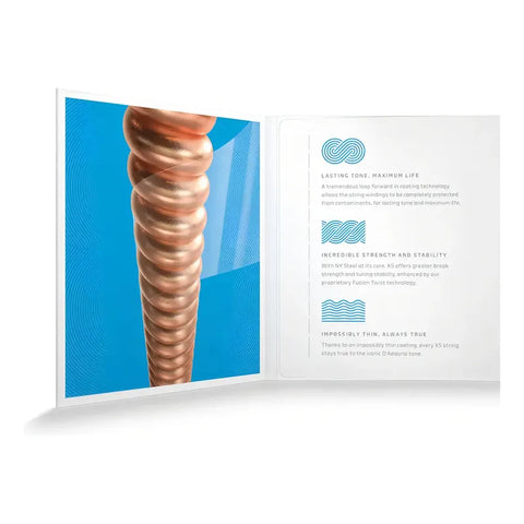 Encordado D'addario Xs Para Guitarra De 12 Cuerdas, Bronce 10-47