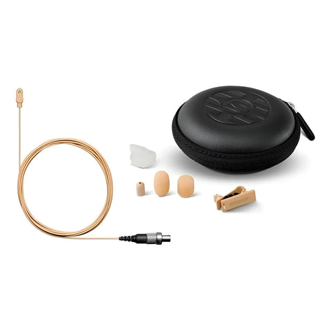 Shure Dl4t/o-lm3-a Micrófono Lavalier Subminiatura, Lemo Color Cacao