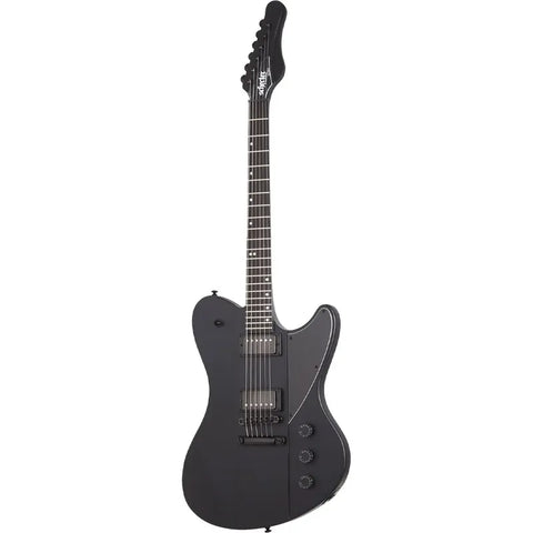 Guitarra Eléctrica Schecter Ultra Pelham Satin Black Color Negro Orientación De La Mano Diestro Ébano