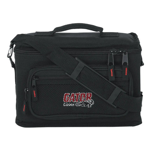 Funda De Nylon Para 4 Micrófonos Gator Gm-4 Negro