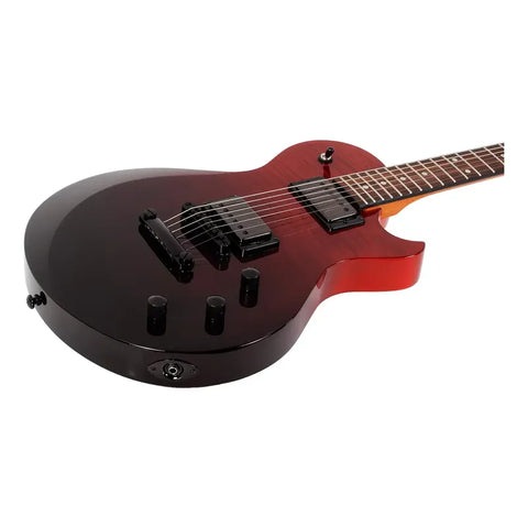 Guitarra Eléctrica Schecter Solo-ii Standard Blood Burst Color Rojo Orientación De La Mano Diestro Palo De Rosa