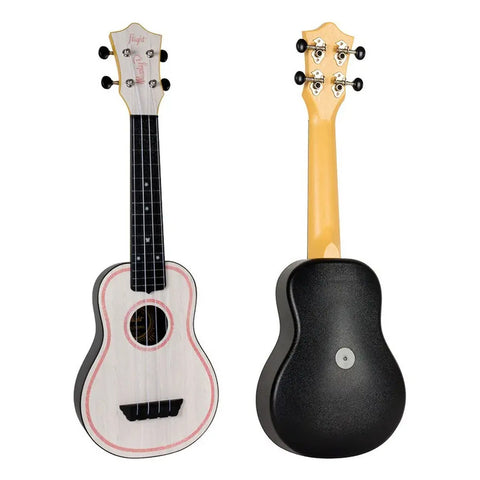 Ukelele Soprano 15 Trastes Con Funda Flight Tus-marty Color Blanco