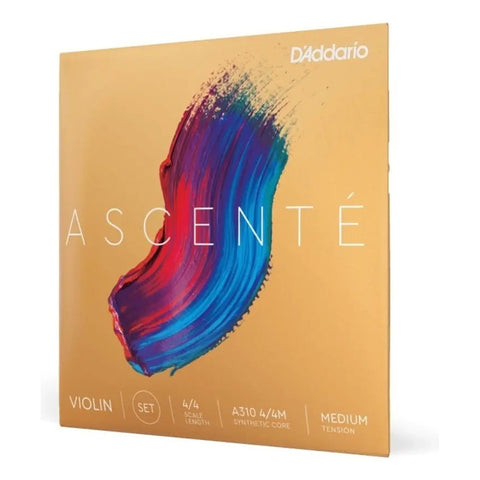 Juego De 4 Cuerdas Para Violin 4/4 D'addario A310 Ascenté