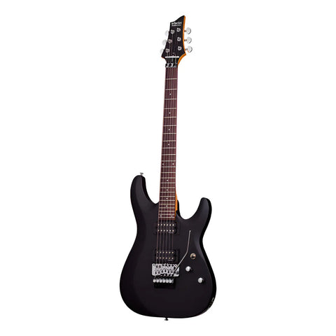Guitarra Eléctrica Schecter C-6 Fr Deluxe Negro Satinado Diestro Negro Satinado Palo De Rosa