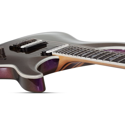 Guitarra Eléctrica Schecter C-1 Sls Hollywood Supernova Diestro Rosa Oscuro Ébano