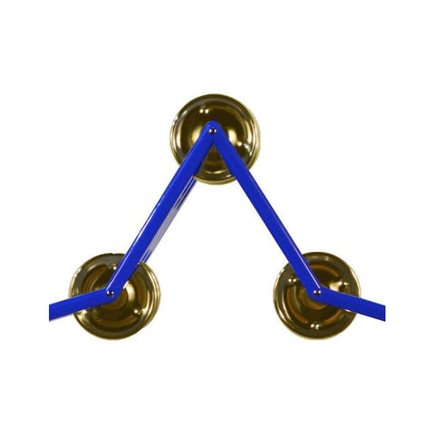 Pandero De Plástico Forma De Estrella Azul New Beat Mx-5