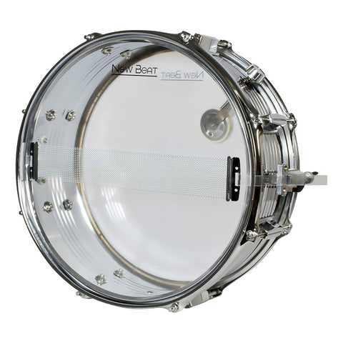 New Beat Nb-sk1455bp Tarola 14 Pulgadas Funda Base Practica Color Del Casco Plateado
