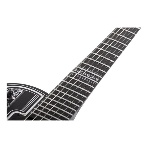 Guitarra Eléctrica Schecter Solo-ii Przym Palladium Diestro Negro Ébano